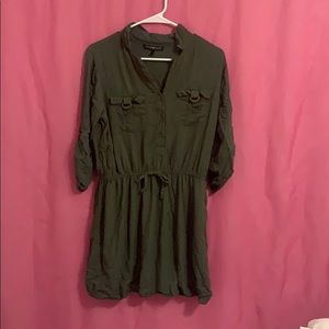 Army green dress